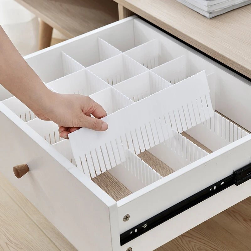 New DIY Adjustable Drawer Dividers Combination Partition Board Space-saving Wardrobe Closet Separator For Underwear Socks
