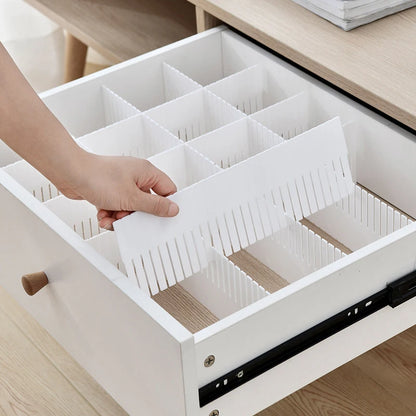 New DIY Adjustable Drawer Dividers Combination Partition Board Space-saving Wardrobe Closet Separator For Underwear Socks