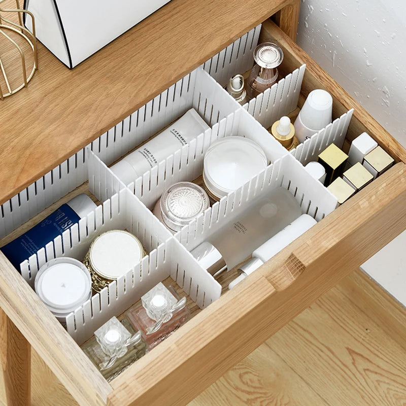 New DIY Adjustable Drawer Dividers Combination Partition Board Space-saving Wardrobe Closet Separator For Underwear Socks