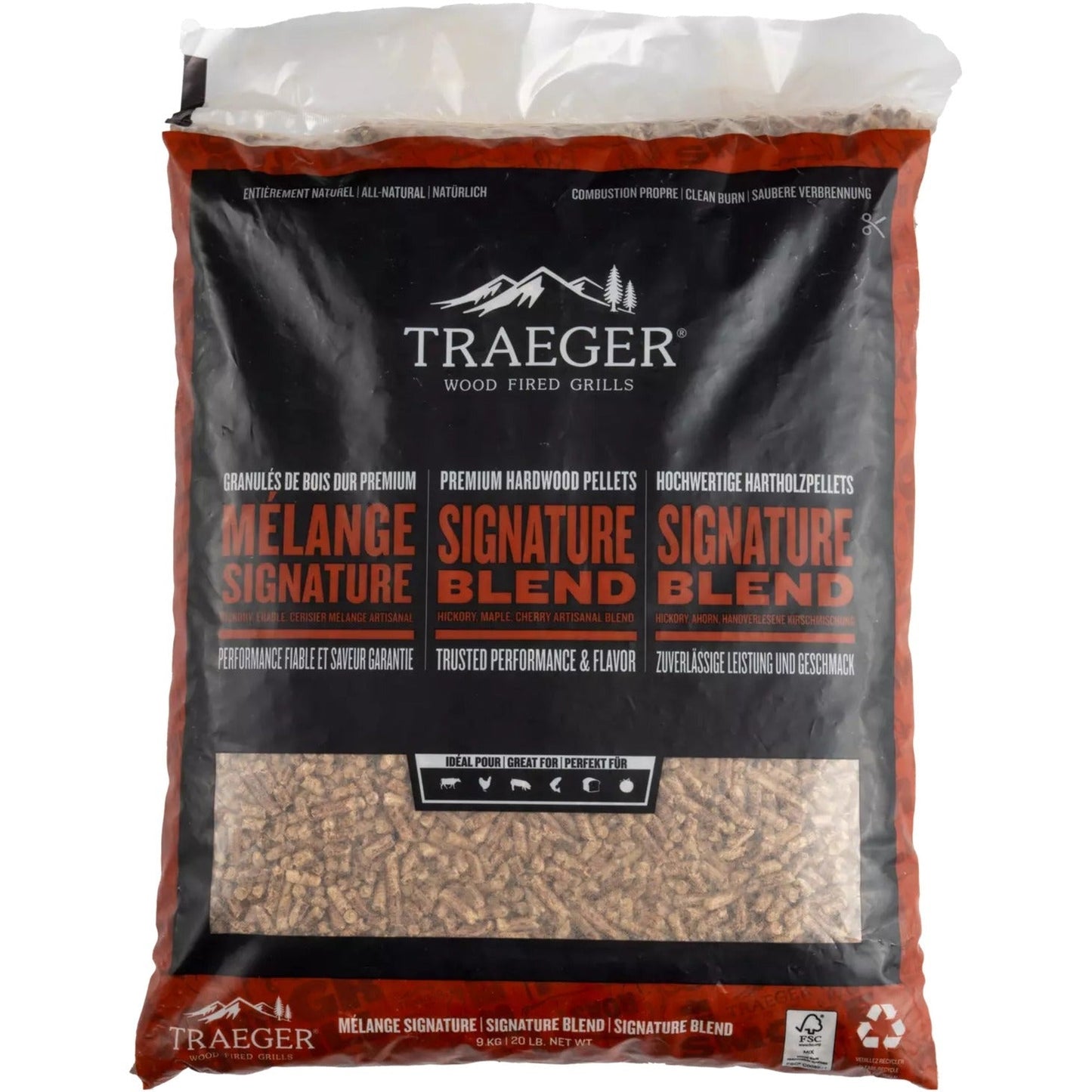 Traeger Hardwood Pellets Signature Blend (9 kg)