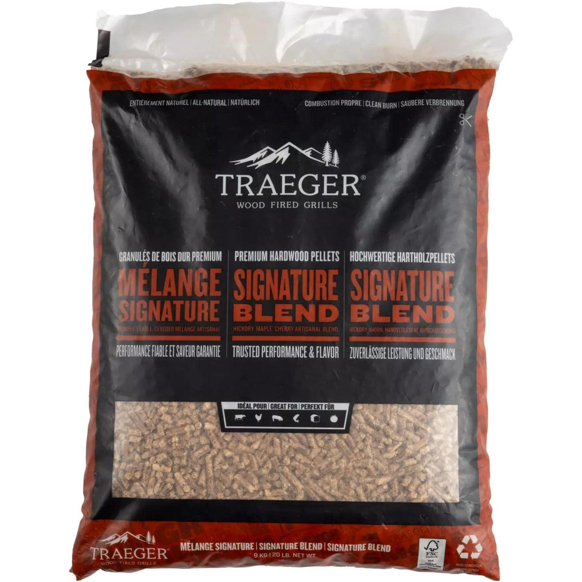 Traeger Hardwood Pellets Signature Blend (9 kg) - Bois Du Four
