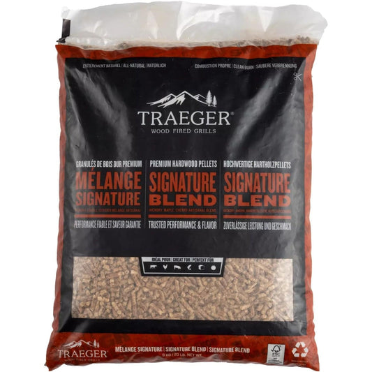 Traeger Hardwood Pellets Signature Blend (9 kg) - Bois Du Four