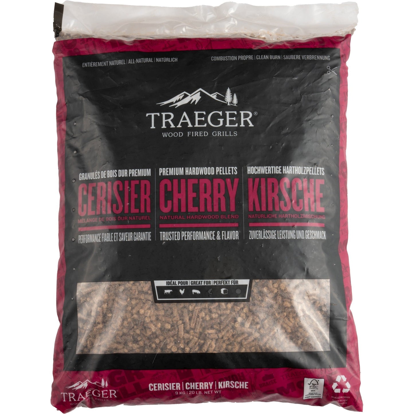Traeger Cherry Hardwood Pellets (9 kg)